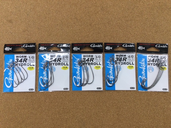 【新製品入荷情報】「がまかつ ＴＧＷワーム３４Ｒ　ハイドロール（新サイズ）」が入荷いたしました！（葛の葉店）サムネイル