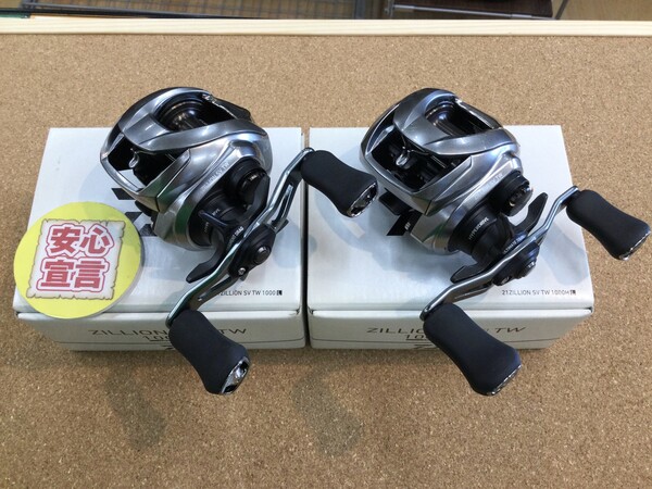 狭山店　本日の釣具買取商品　第３弾！「ダイワ　２１ジリオン　ＳＶ　ＴＷ　〇１０００Ｌ　〇１０００ＨＬなどが、買取入荷しました！」（狭山店）サムネイル