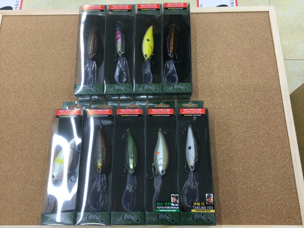 滋賀守山店　新製品入荷情報　ノリーズ  ショット オーバー5.5ビッグ　ボトムアップ  フランジャー　クネリー3.6【再入荷】　入荷いたしました！サムネイル