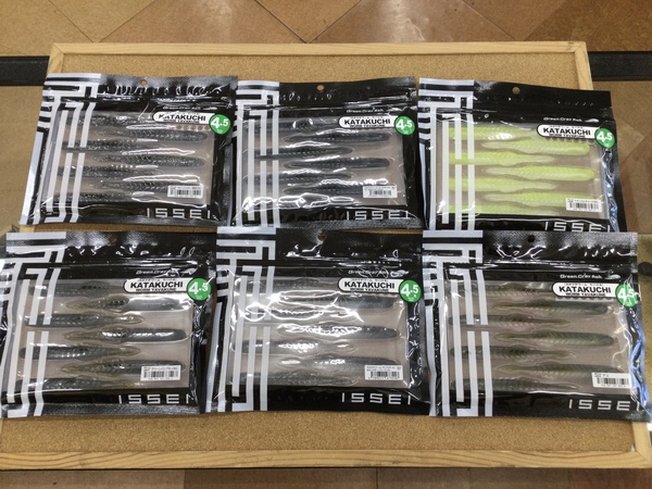【新製品入荷情報】　一誠　カタクチワームヤバクネ４．５インチ／５．５インチ　入荷いたしました！！　（寝屋川店）サムネイル