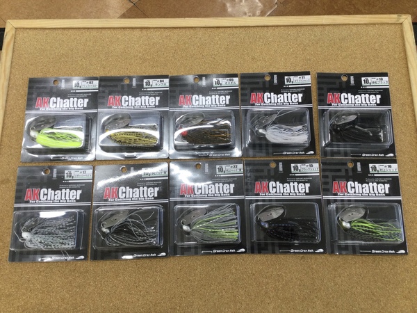 【新製品入荷情報☆第２弾☆】　一誠　ＡＫチャター１０ｇ／１３ｇ／２１ｇ　入荷いたしました！！　（寝屋川店）サムネイル