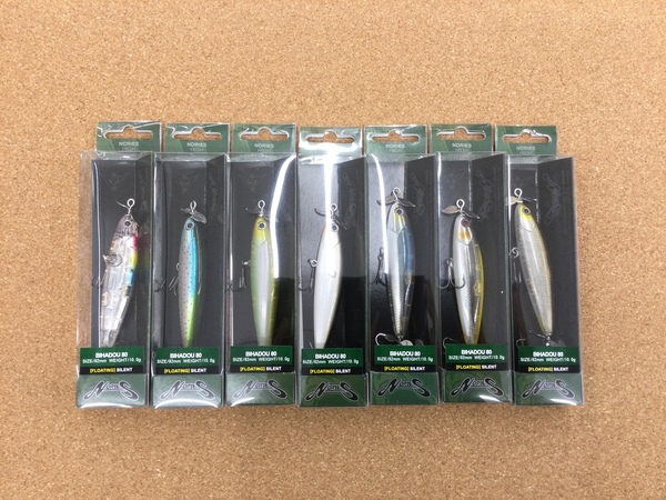 滋賀守山店　新製品入荷情報　ノリーズ　ビハドウ80、デプス　サカマタシャッド5.6.7inc 新色、ファットラボ　ネコソギＶＧ、ネコソギＤＳＲ　いたしました！サムネイル
