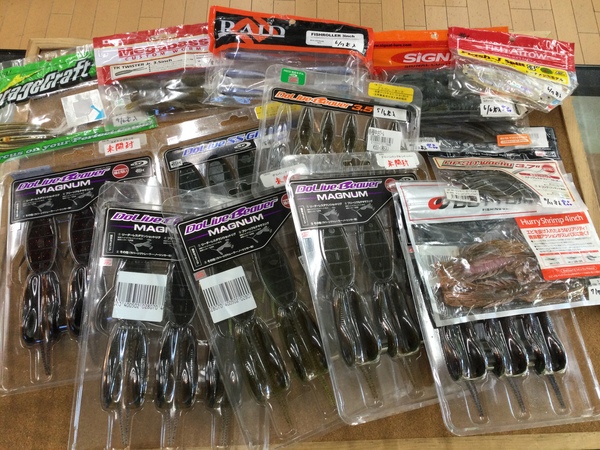 【最新釣具買取情報☆第５弾☆】「人気メーカーのワーム多数！」買取り入荷致しました。（つりどうぐ一休　葛の葉店）サムネイル
