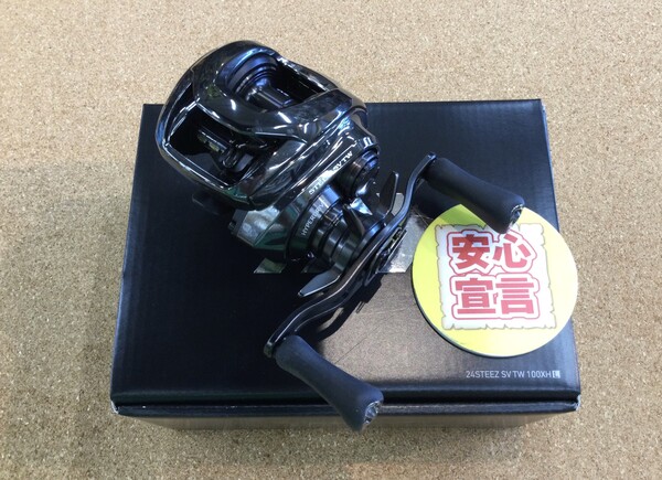 狭山店　本日の釣具買取商品！「ダイワ　２４スティーズＳＶ　ＴＷ　１００ＸＨＬ（美品）＆ＳＬＰ　ＷＯＲＫＳ　ＳＶブースト　３２ｍｍ　Ｇ１スプール（ブラック）などが、買取入荷しました！」（狭山店）サムネイル